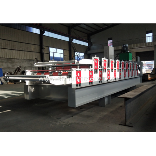 Single layer metal forming machine glazed tile